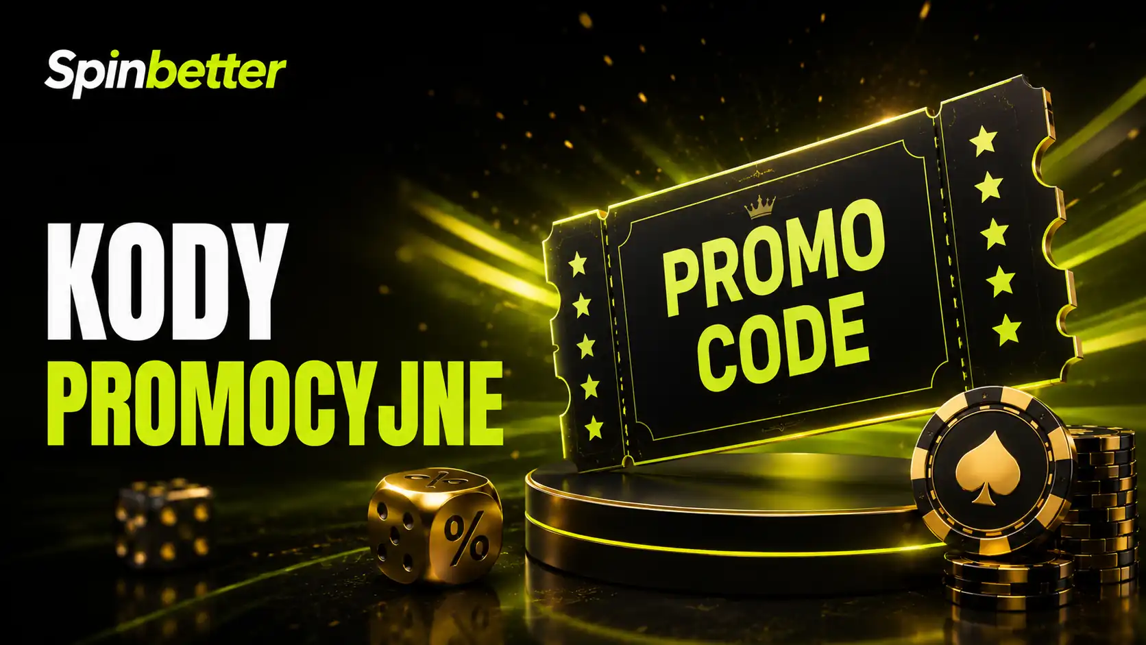 Kupon promocyjny symbolizujący aktywne kody w kasynie