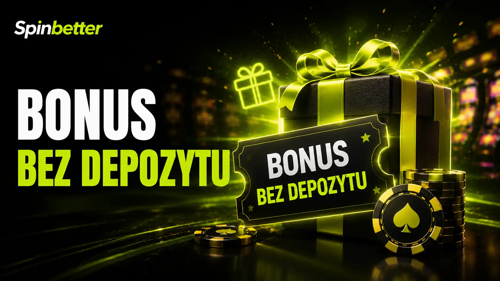 Kupon bonusu bez depozytu obok prezentu i żetonów