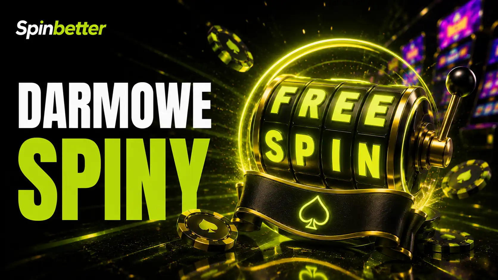 Bęben z napisem free spin oznaczający obroty z pakietu powitalnego